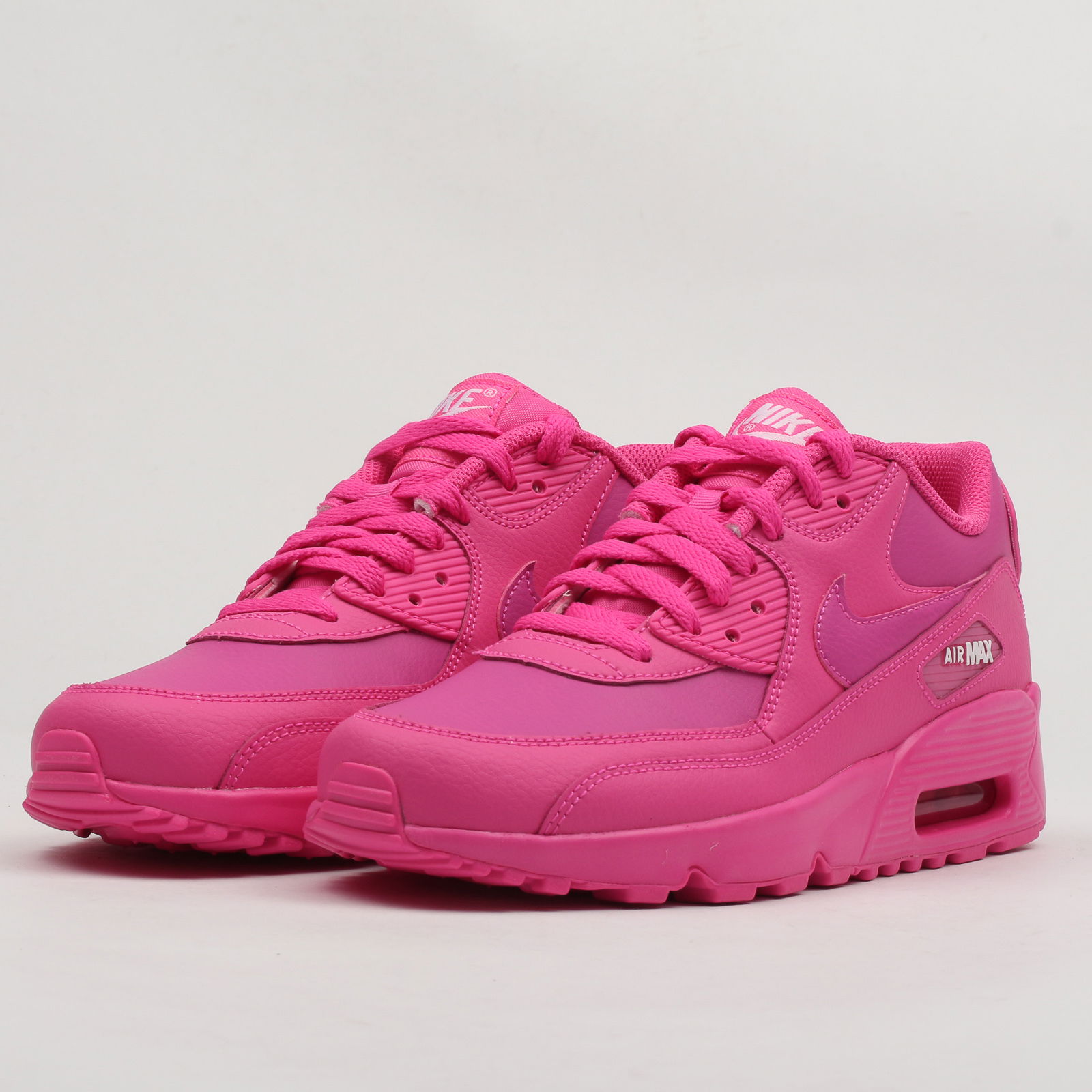 Air Max 90 Leather "Laser Fuchsia" GS