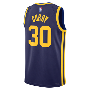 Dres Jordan NBA Dri-FIT Golden State Warriors Statement Edition 2022 Swingman Jersey Navy | DO9526-423, 3