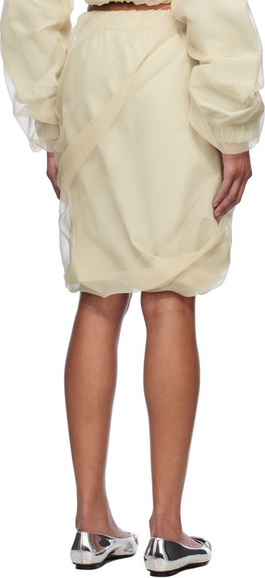 Sukňa We11done We11done Layered Mini Skirt Béžová | WD-SK0-25-280-W-BG, 2
