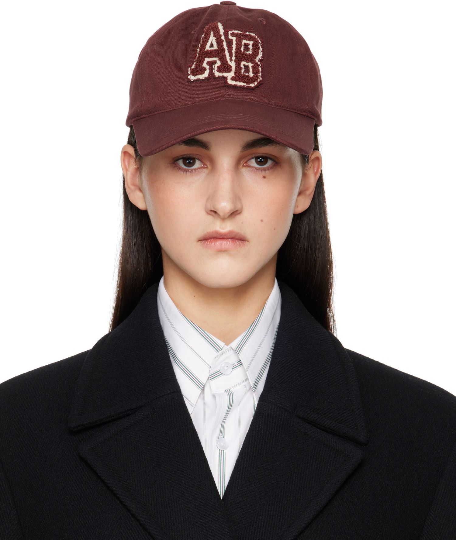 Šiltovka Anine Bing Anine Bing Letterman Jeremy Baseball Cap Vínová | A-12-10270-RED4, 0