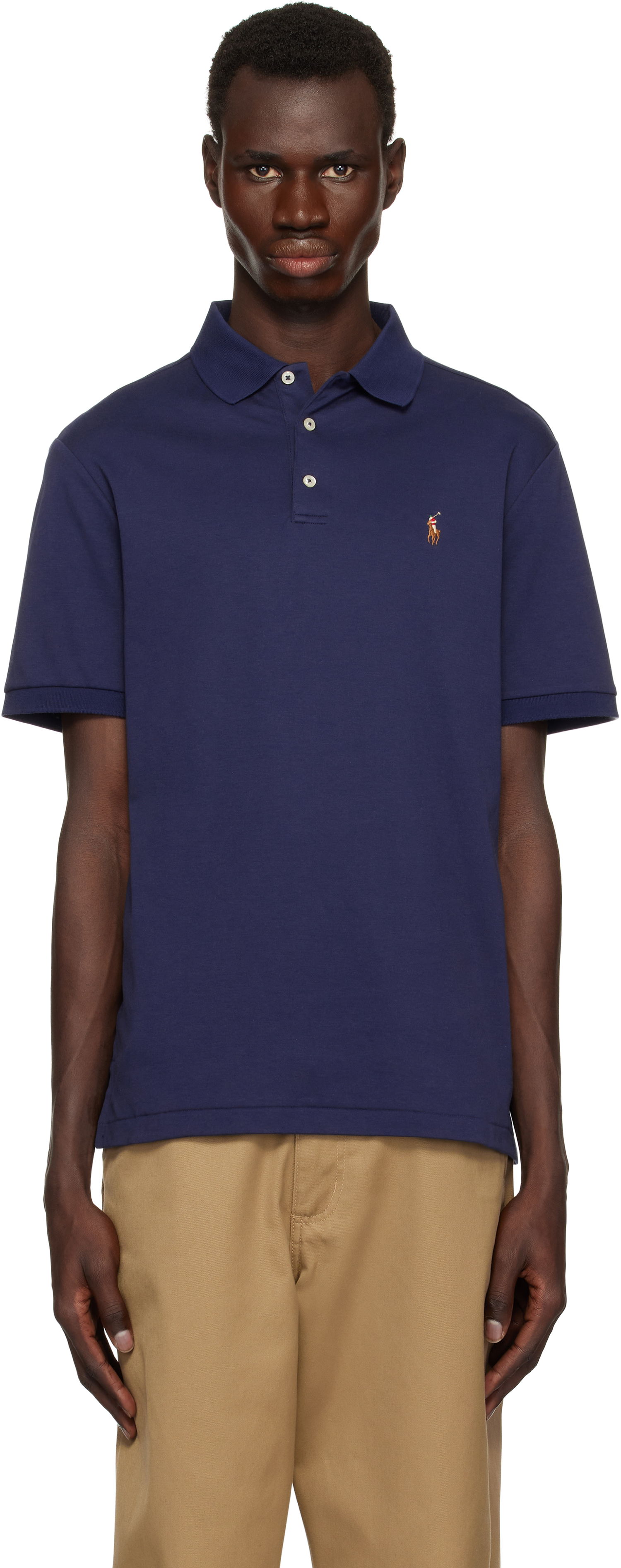 Polo tričko Polo by Ralph Lauren Polo Ralph Lauren Classic Fit Soft Cotton Polo Navy | 710666999003, 0