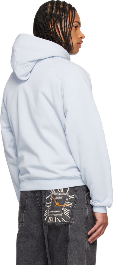 Mikina Dime Cursive Small Logo Hoodie Modrá | DIMEHO2545GRY, 2