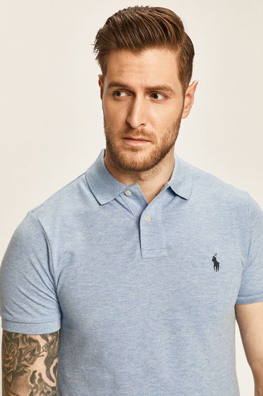 Polo tričko Polo by Ralph Lauren Slim Fit Polo Modrá | 710548797013, 0