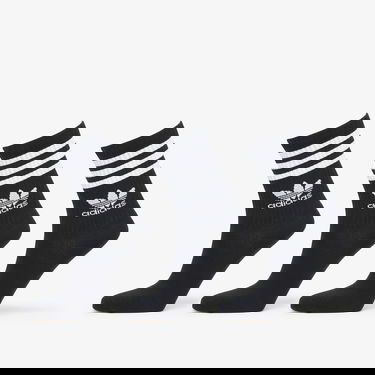 Ponožky adidas Originals Mid Cut Crew Socks – 3 pack Čierna | IL5022, 4