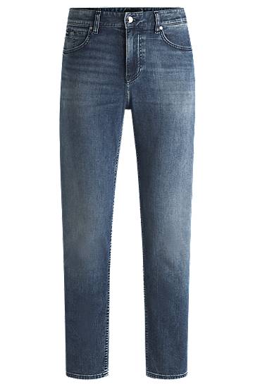 Džínsy BOSS Maine Regular-Fit Jeans Modrá | 50532595