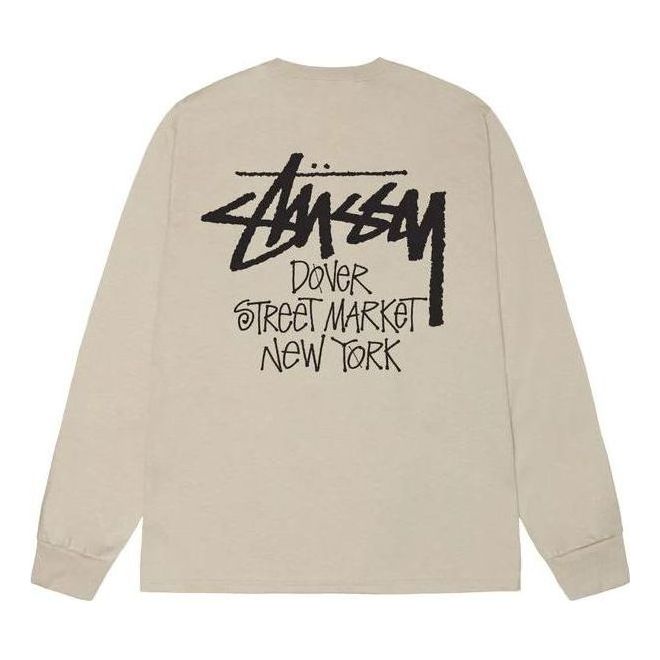 Tričko Stüssy Stussy New York Long Sleeve T-Shirt Béžová | 3993819-KHAK, 0