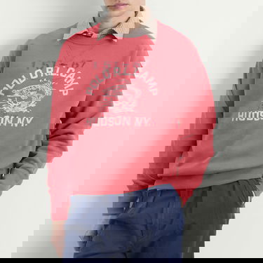 Mikina Polo by Ralph Lauren Camp Sweatshirt with Fish and Hudson NY Graphic Červená | 710P05436-RED, 5