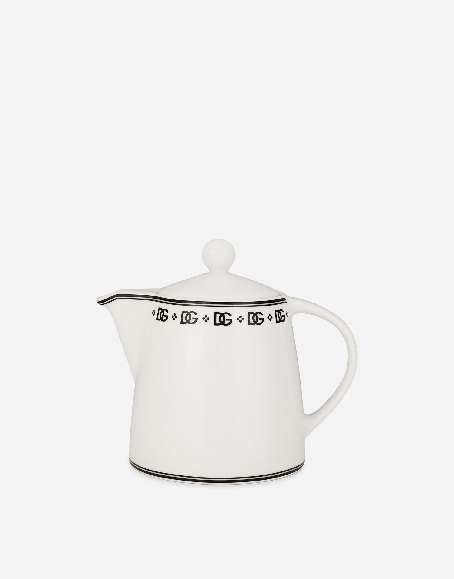 Home decor Dolce & Gabbana Dolce & Gabbana Porcelain Teapot with DG Logo Biela | TC0139TCALHU0082, 0