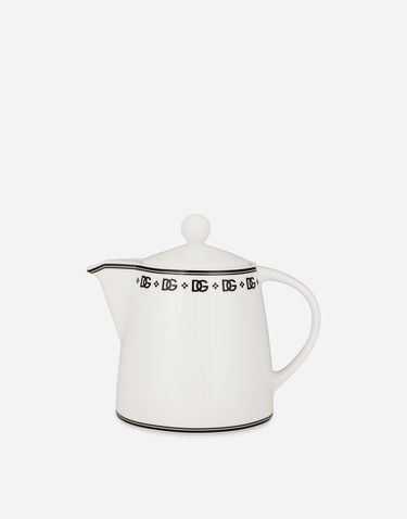 Home decor Dolce & Gabbana Dolce & Gabbana Porcelain Teapot with DG Logo Biela | TC0139TCALHU0082, 0