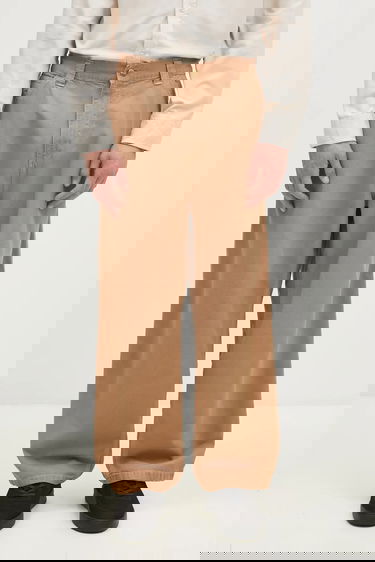 Nohavice Carhartt WIP Cotton OG Single Knee Loose Fit Pant Béžová | I033754.2FS4J, 0