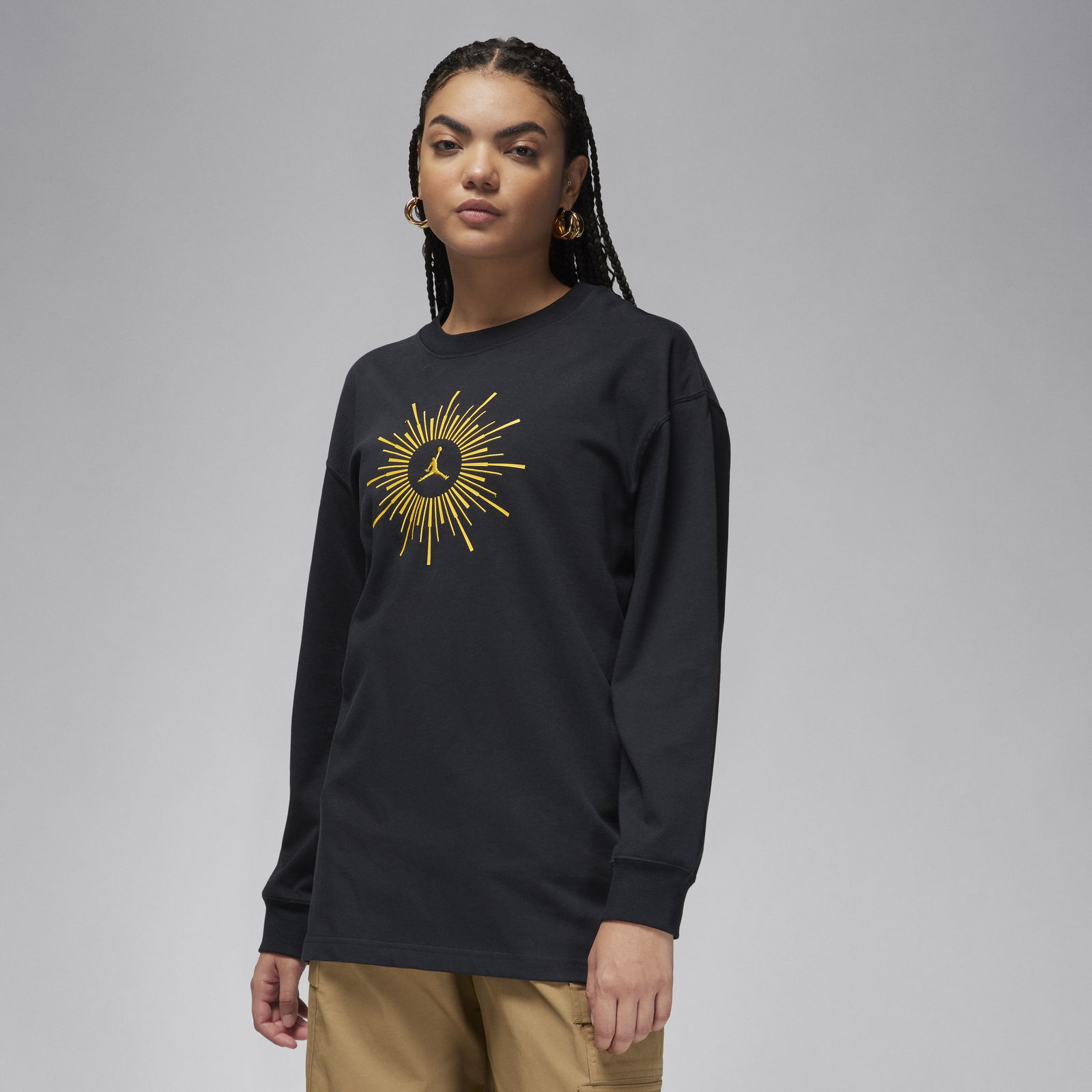 Air Jordan WMNS FLIGHT LONGSLEEVE OPTIMISM OVERSIZED TEE