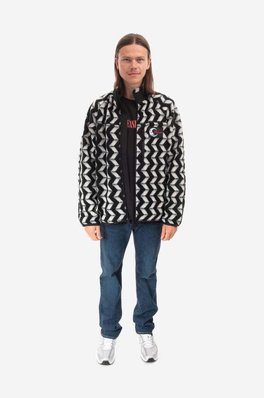 Bunda Pleasures Drifter Fuzzy Jacket Čierna | P22F011, 1