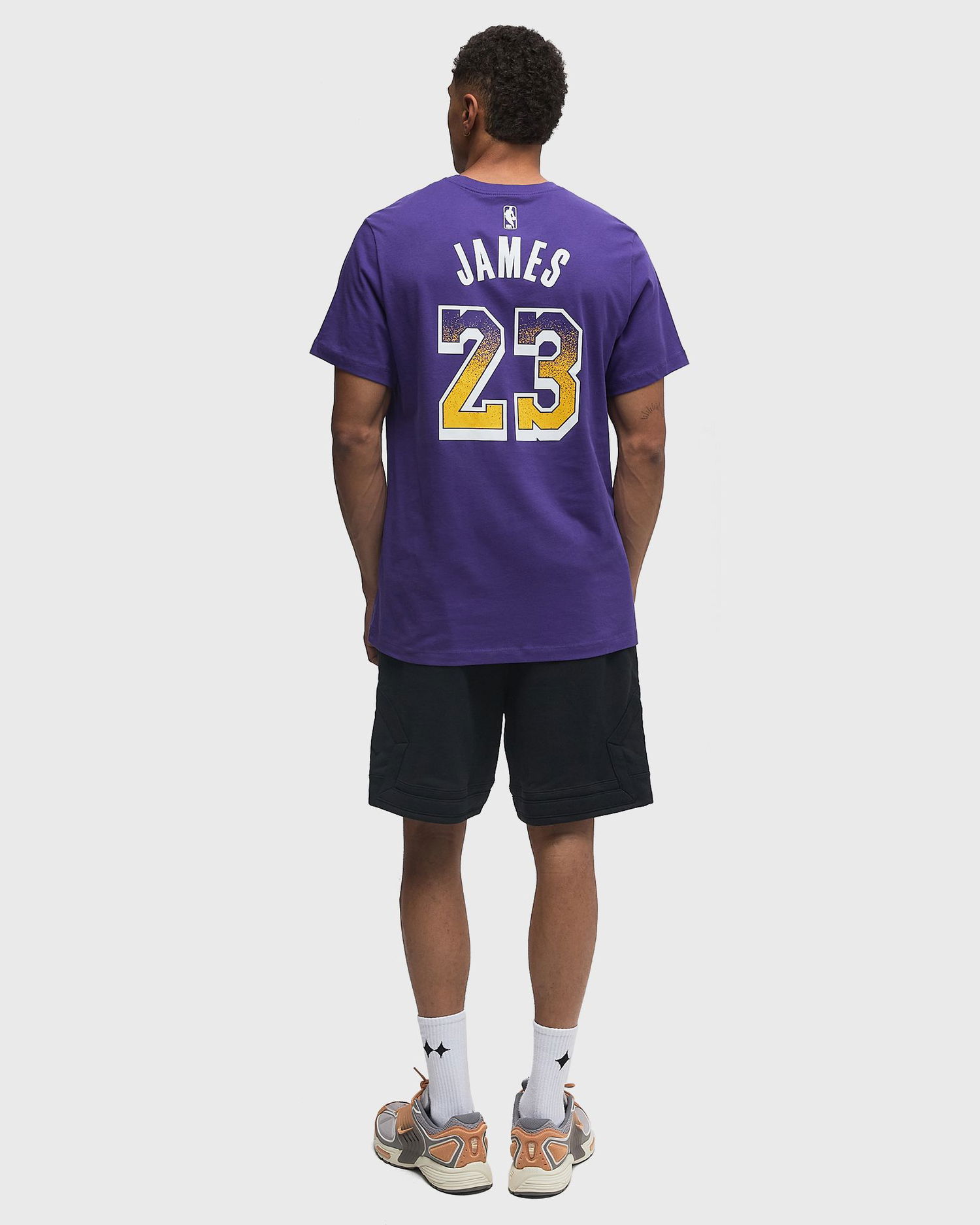 Tričko Nike NBA Los Angeles Lakers LeBron James Select Series Short Sleeve T-Shirt Fialová | HQ1318-504, 1