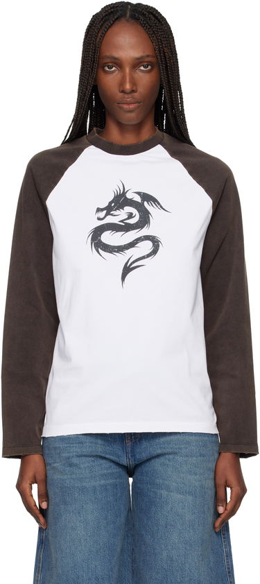 Tričko Coperni Dragon Graphic Raglan Long Sleeve T-shirt Rôznofarebný | COPJS181F5041, 0