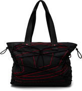 Tech-D M X Tote Bag with Red Cord and Embroidered Detail