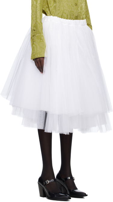 Sukňa Comme des Garçons Comme des Garçons Tulle Midi Skirt Biela | GO-S015-051, 1