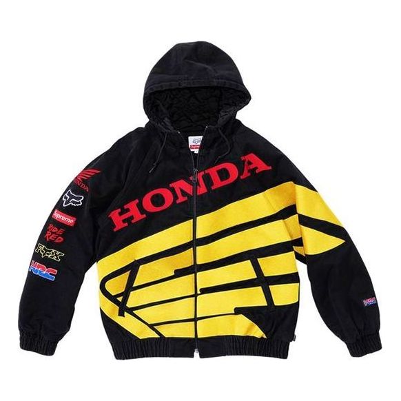 Mikina Supreme Racing Zip Up Jacket Čierna | SUP-FW19-595