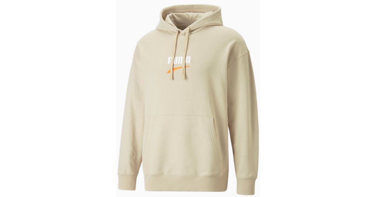 Mikina Puma Downtown Logo Hoodie Béžová | 538245-088, 1