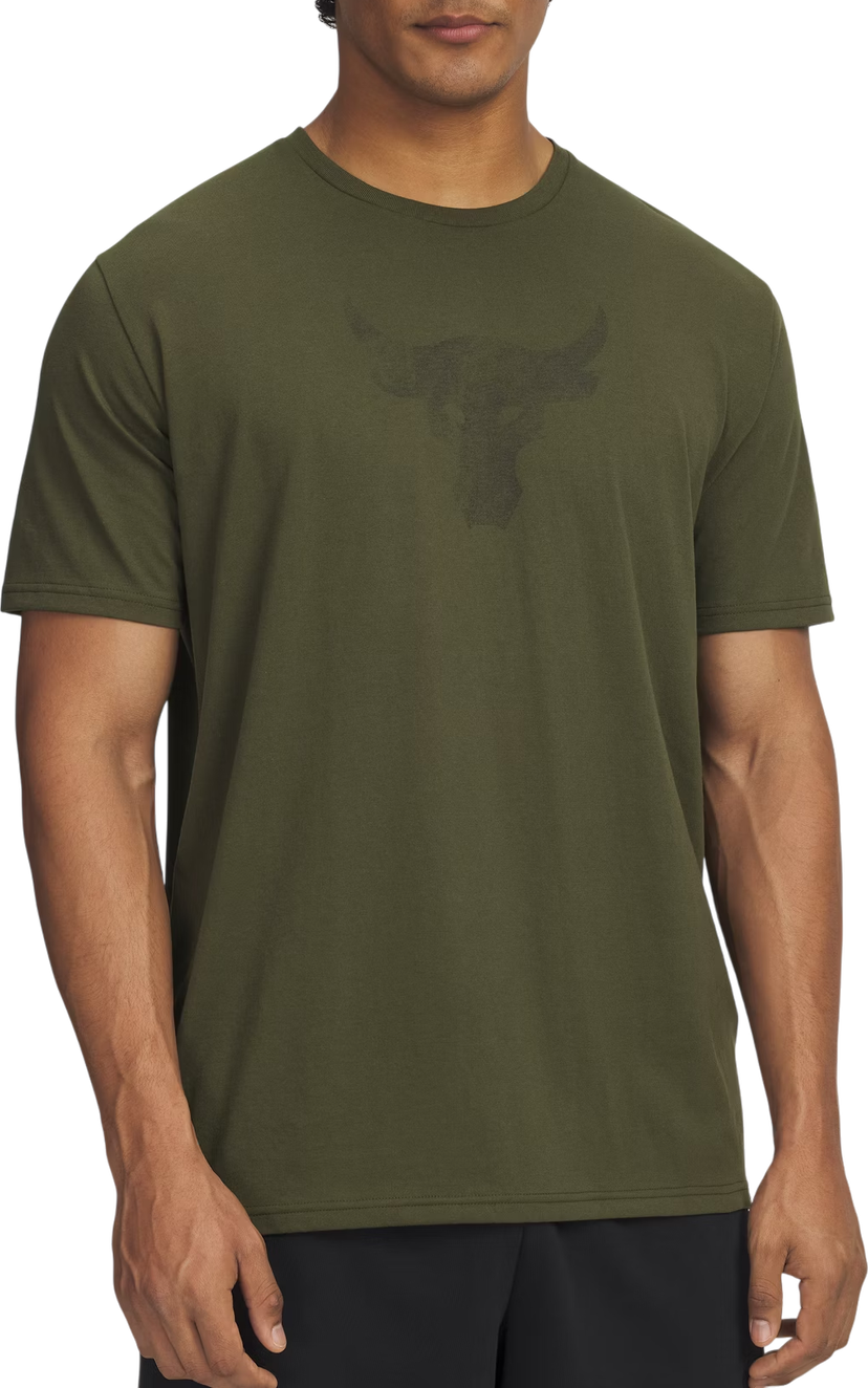 Tričko Under Armour Project Rock Brahma Bull T-Shirt Zelené | 1383191-308