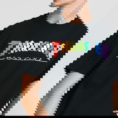 Tričko Thrasher Rainbow Mag Tee Black Čierna | 064733, 4