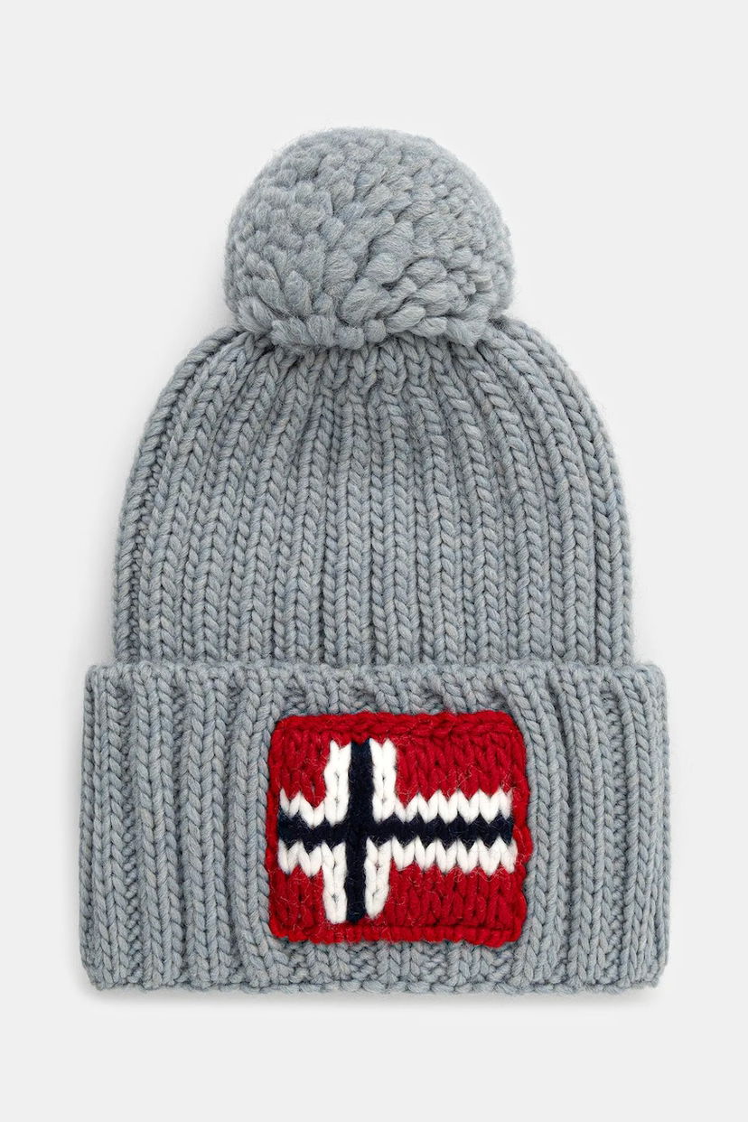 Kulicha Napapijri Napapijri Semiury 5 Pom Beanie Šedá | NP0A4GKBI841