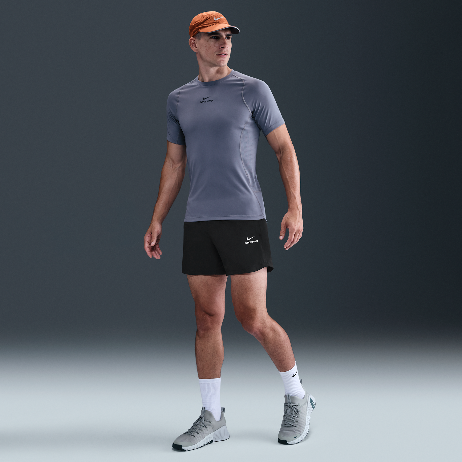 Šortky Nike Pro Training Dri-FIT 15cm Shorts Šedá | HV0411-010, 0