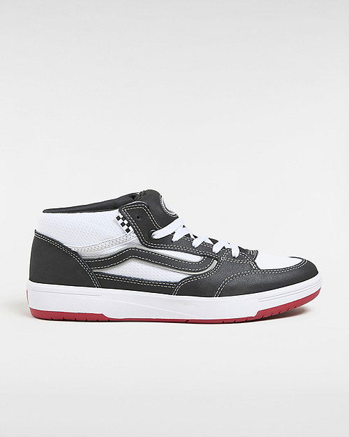 Tenisky a topánky Vans Zahba Mid Shoes (black/white/red) Unisex Black, Size 6 Čierna | VN000CBSBWT