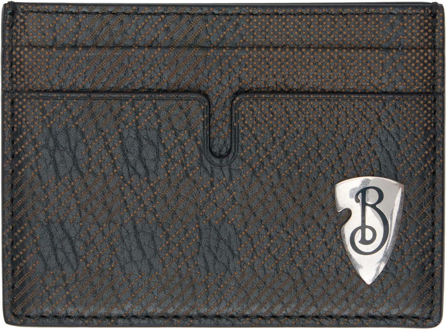 Peňaženka Burberry Shield Leather Card Holder Čierna | 8102931, 0