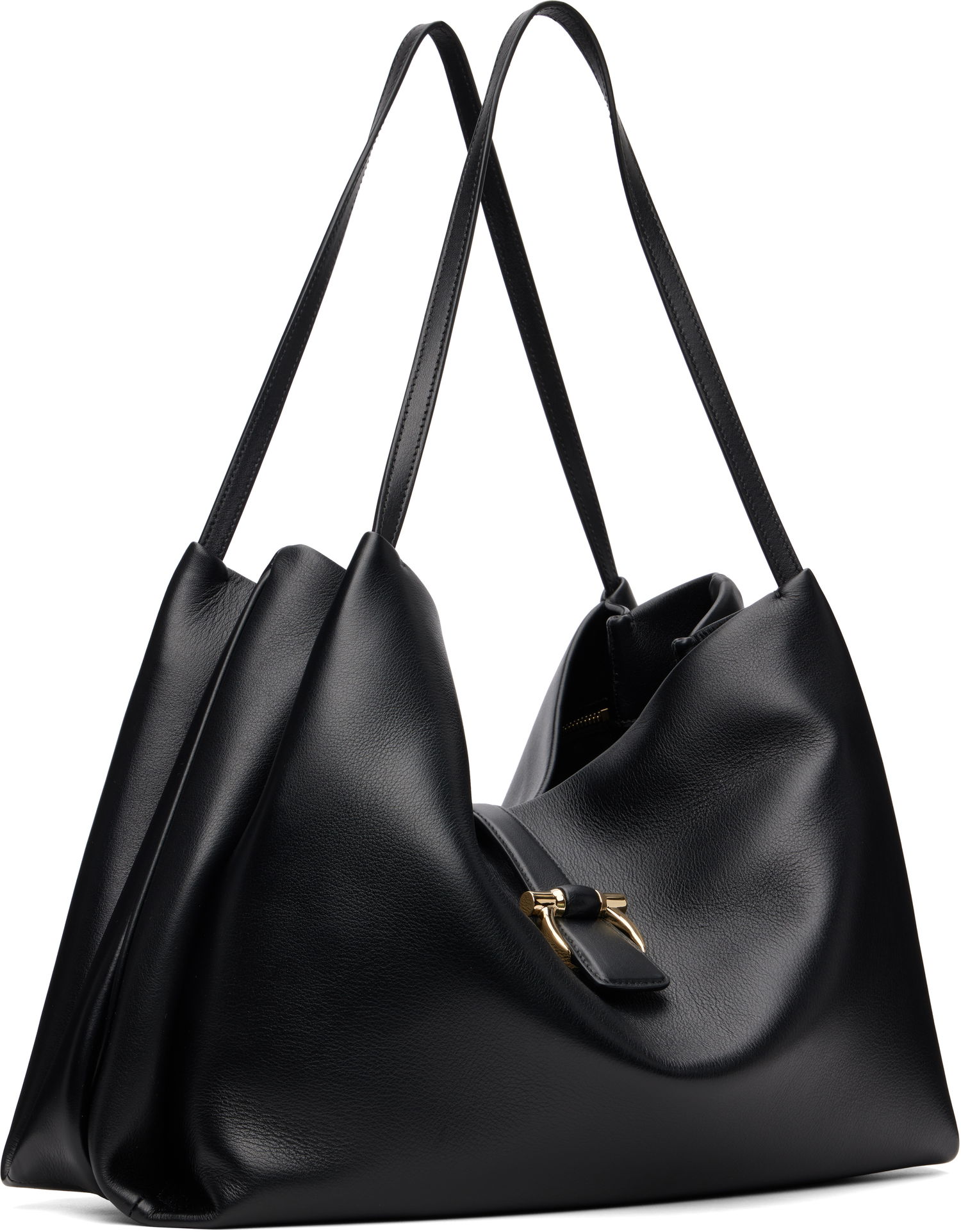 Tote bag FERRAGAMO Salvatore Ferragamo XL Calfskin Tote Čierna | 777335, 1