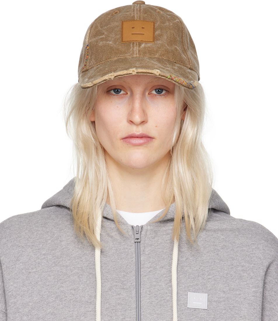 Šiltovka Acne Studios Face Cap Hnedá | C40316-, 0
