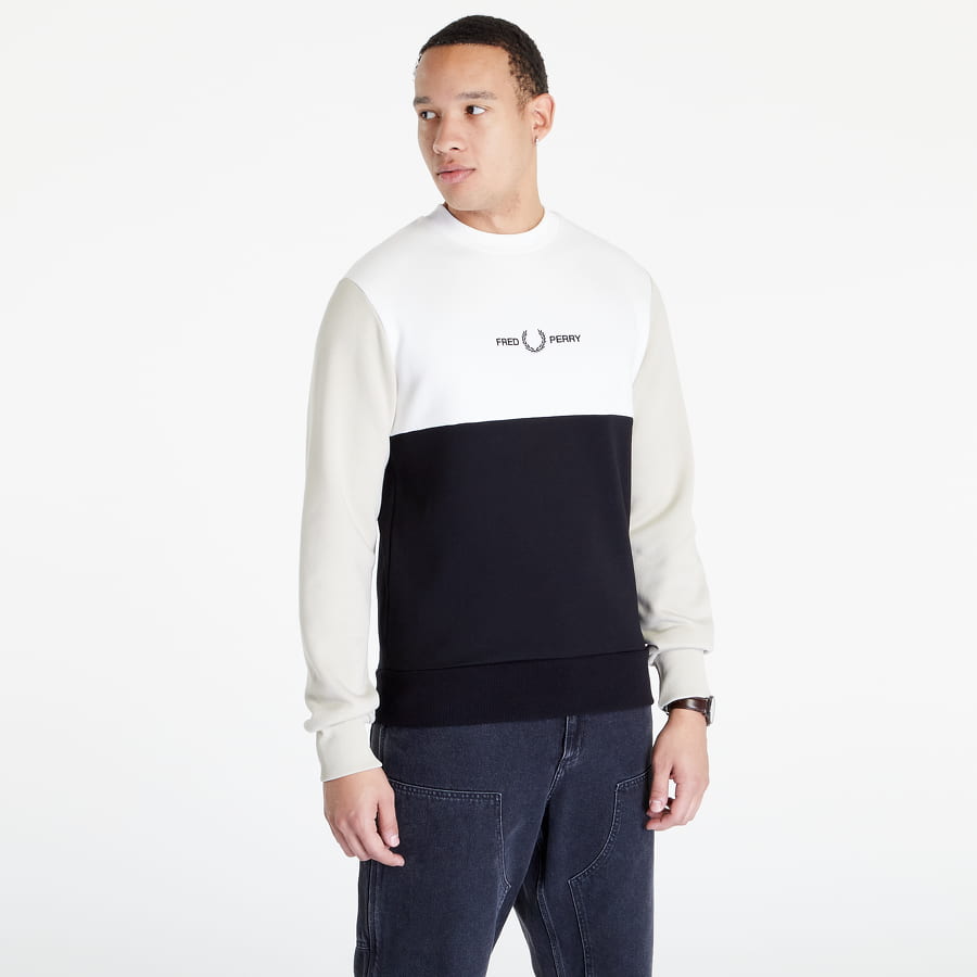 Mikina Fred Perry Colour Block Sweatshirt Rôznofarebný | M4698 P04, 0