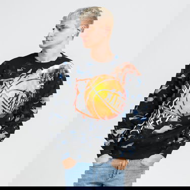 Mikina MARKET Shattered Backboard Tie-Dye Crewneck Čierna | 398000029 / 190134, 0