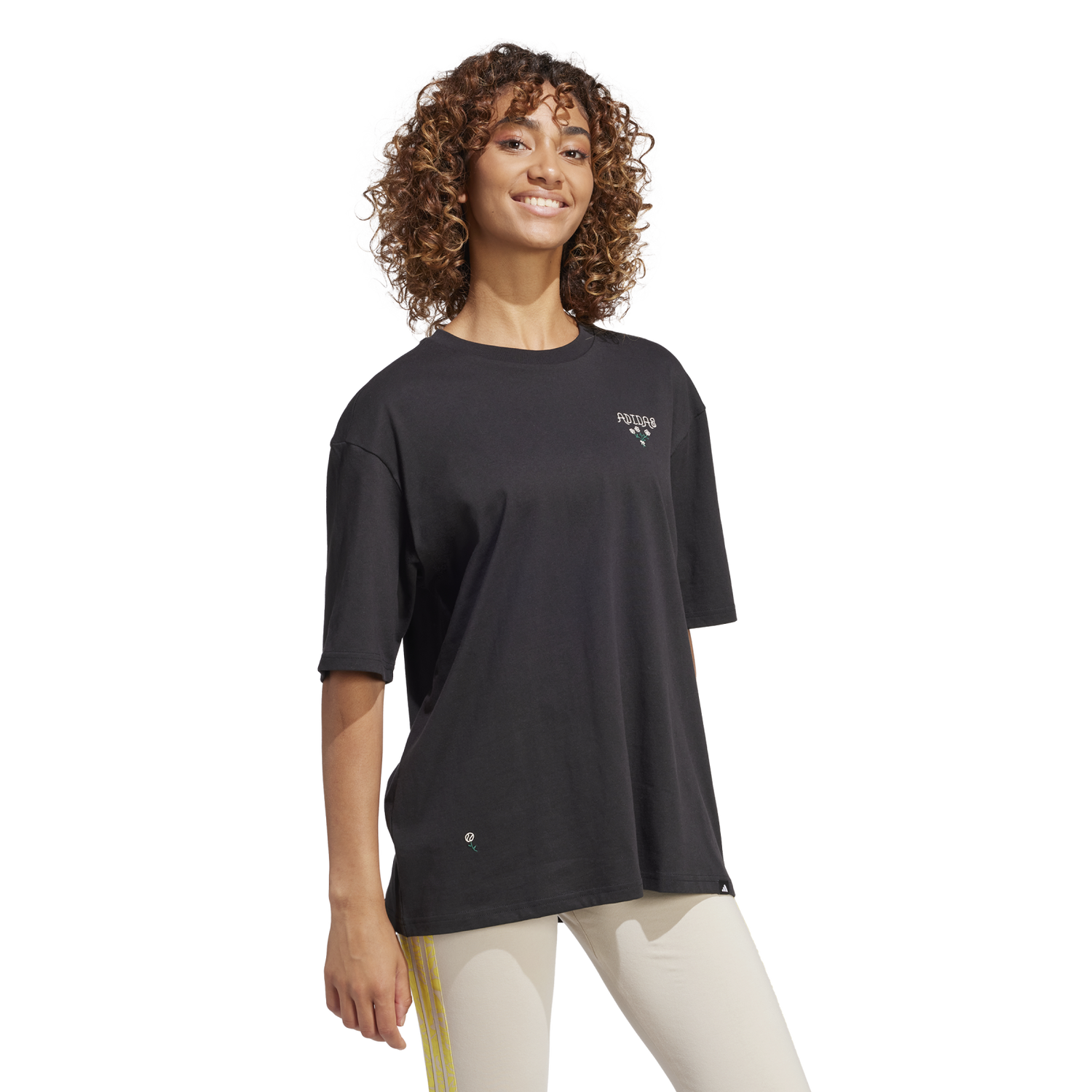 Tričko adidas Performance Mini Graphic Loose Fit T-Shirt Čierna | JM0449, 0