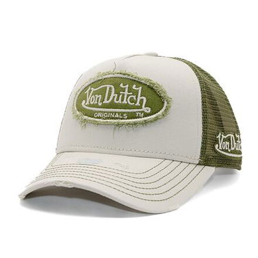 Šiltovka Von Dutch Von Dutch Trucker Kalmar Twill Cap Béžová | VD-7030847, 0