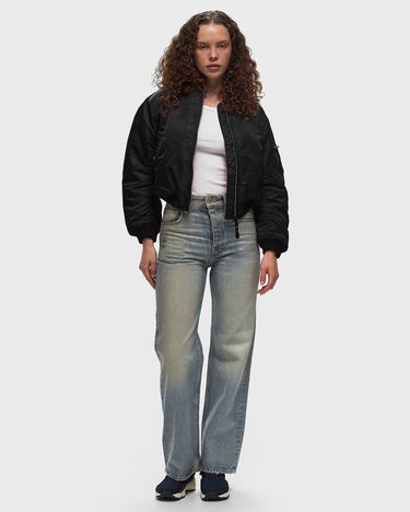 Bomber bunda Schott NYC Bomber Jacket Black Čierna | AIRF90WRS-BLACK, 1