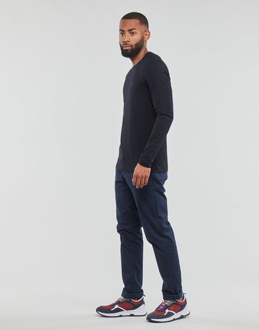 Tričko Tommy Hilfiger STRETCH SLIM FIT TEE Čierna | MW0MW10804-DW5=BDS, 2