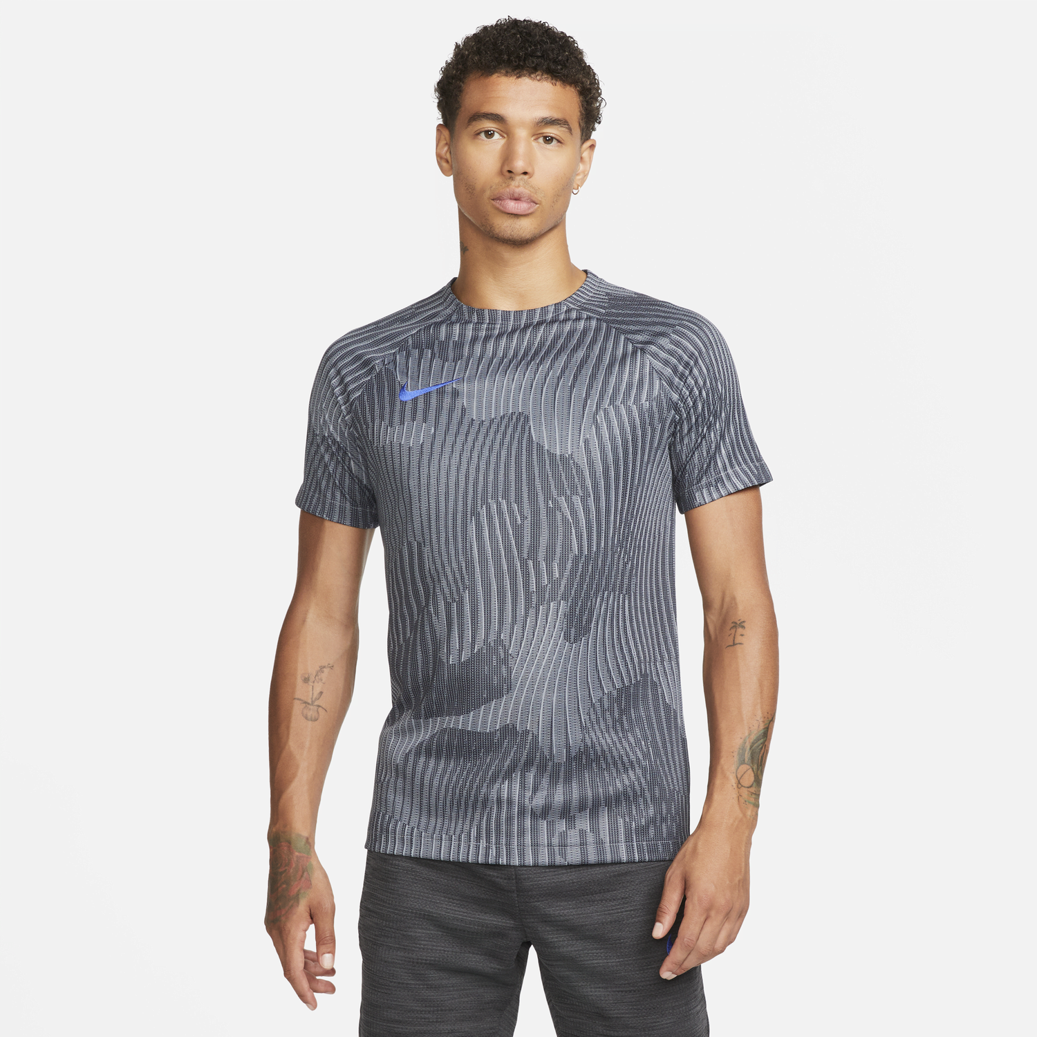 Tričko Nike fotbalové tričko Dri-FIT Šedá | FB6576-065, 0