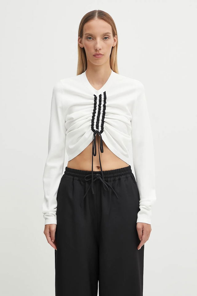 Y-3 Fitted Cinch Long Sleeve T-Shirt