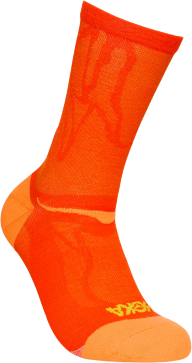 Ponožky Hoka One One Hoka Clifton Crew Run Socks Oranžová | 1164333-lva, 1