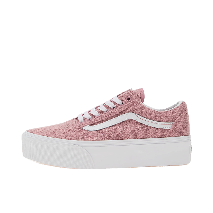 Tenisky a topánky Vans Old Skool Stackform Tweed Ružová | VN0009PZC3S1