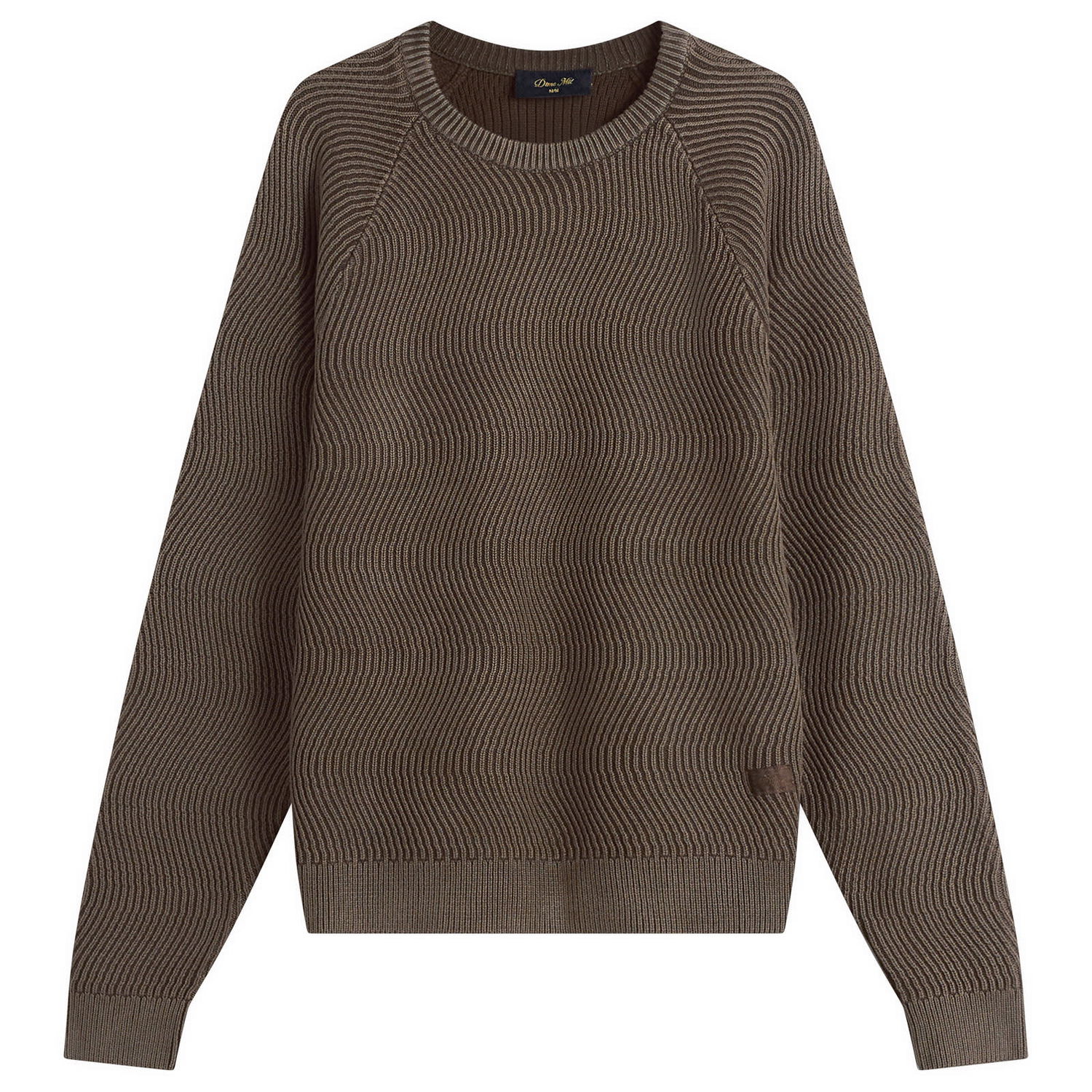 Sveter Dime Wave Knit Sweater Hnedá | DIMEHO255BRW, 0