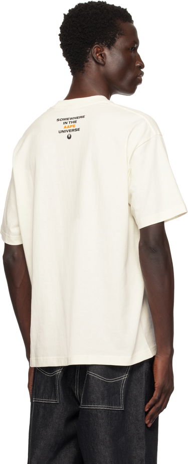 Tričko AAPE by A Bathing Ape AAPE by A Bathing Ape Theme Graphic T-Shirt Biela | AAPTEM1551XXNIVX, 2