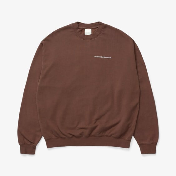 Sveter Stockholm (Surfboard) Club Tree Crewneck Hnedá | TU1B52, 0