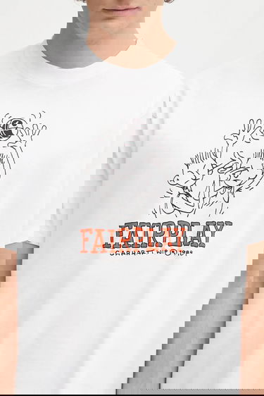 Tričko Carhartt WIP Short-Sleeve Fairplay Graphic T-Shirt Biela | I035433.02XX, 3