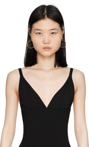 Náušnice Dolce & Gabbana Logo Hoop Earrings Metalická | WEQ6M3W1111, 2