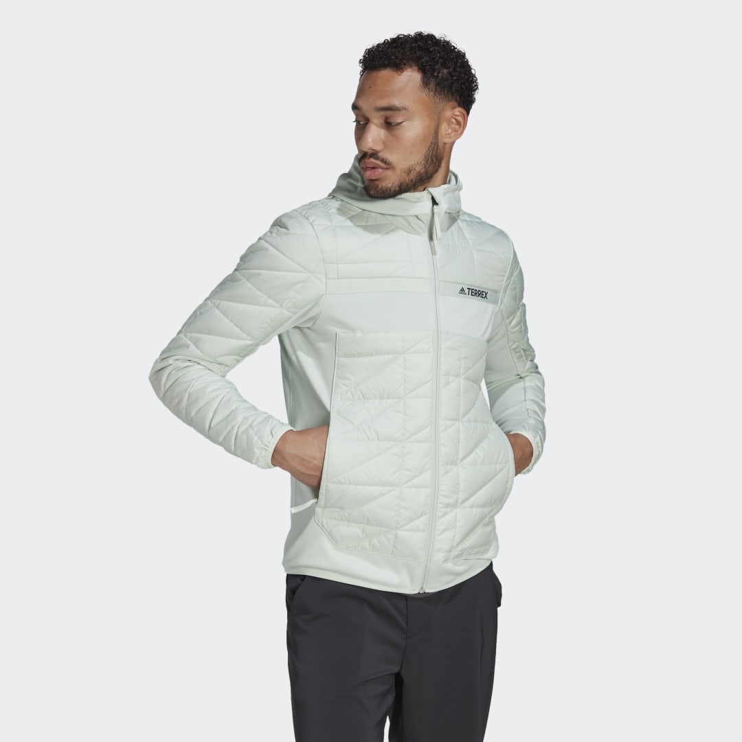 Bunda adidas Performance Terrex Multi Primegreen Hybrid Insulated Jacket Zelené | HI3617, 0