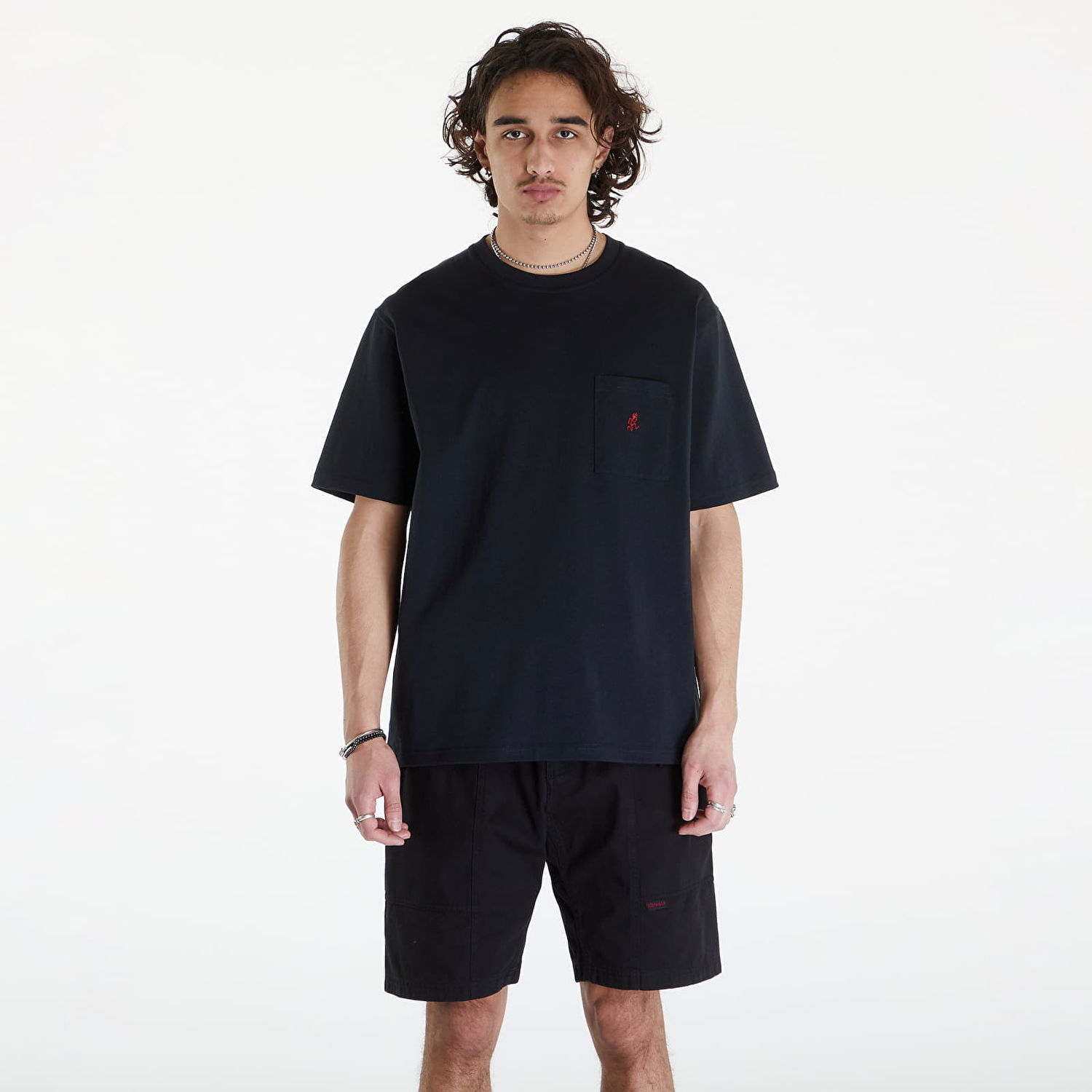 Tričko GRAMICCI Classic One Point Tee Čierna | G304-OGJ VINTAGE BLACK, 0