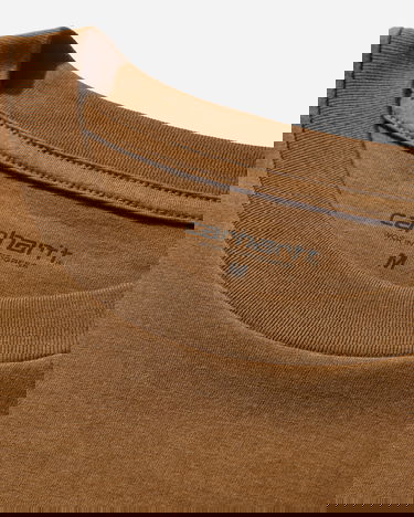 Tričko Carhartt WIP Pocket Heart T-Shirt Hnedá | I032128 HZXX, 3