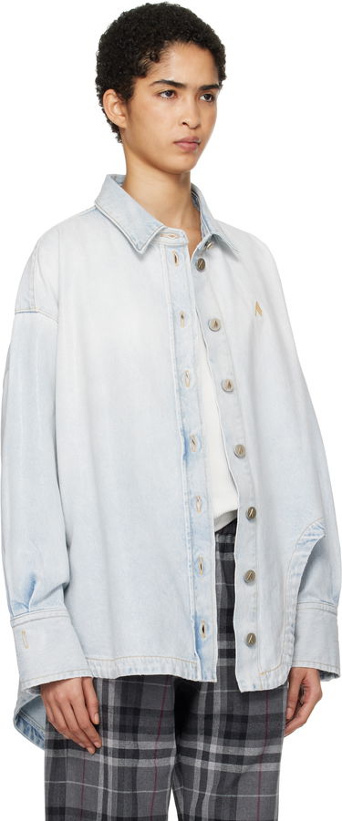 Košeľa The Attico Attico Diana Denim Shirt Modrá | 250WCB00068 DDD085SS, 1