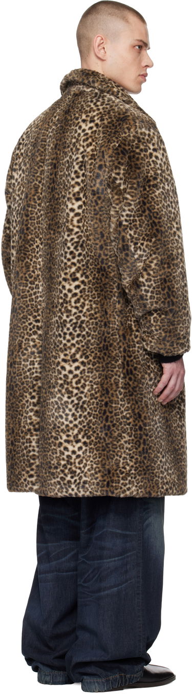 Kabáty WACKO MARIA WACKO MARIA Chesterfield Faux-Fur Coat Hnedá | 24FW-WMO-CO06, 2